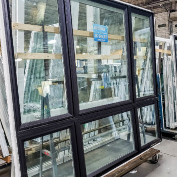 A large number of windows in our warehouse project.